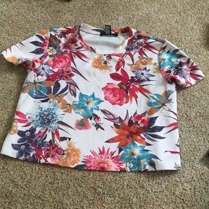 Forever 21 Tropical print Tee